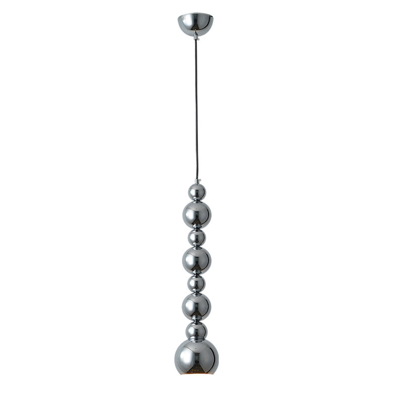 Contemporary Creative Gourd Shape Round Hardware 1-Light Pendant Light For Living Room