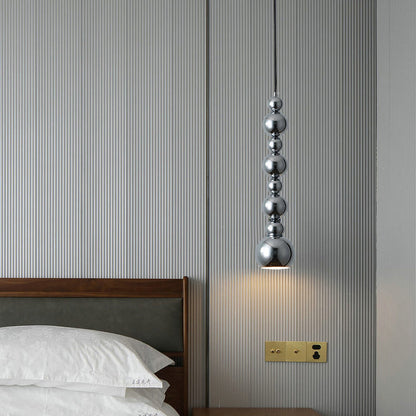Contemporary Creative Gourd Shape Round Hardware 1-Light Pendant Light For Living Room