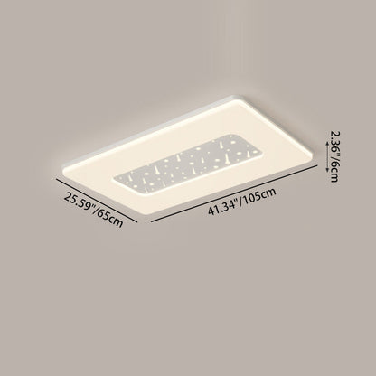 مصباح سقف LED دائري مستطيل الشكل من الأكريليك مصنوع من الحديد بتصميم عصري بسيط لغرفة المعيشة