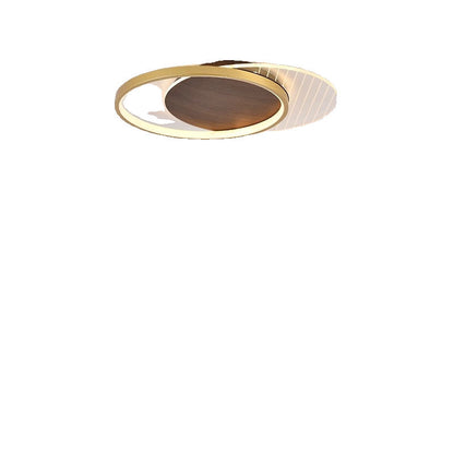 Contemporary Scandinavian Round Ring Square Acrylic Iron LED Flush Mount Ceiling Light For Living Room