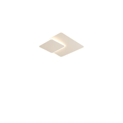 Modern Simplicity Square Stacked Acrylic Iron LED Flush Mount Ceiling Light For Living Room