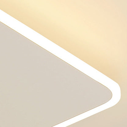 Modern Simplicity Square Stacked Acrylic Iron LED Flush Mount Ceiling Light For Living Room