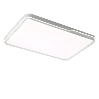 Modern Simplicity Round Square Rectangle Acrylic Iron LED Flush Mount Ceiling Light For Living Room