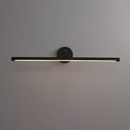 مصباح حائط LED بتصميم عصري بسيط مصنوع من شريط نحاسي وأكريليك للحمام 