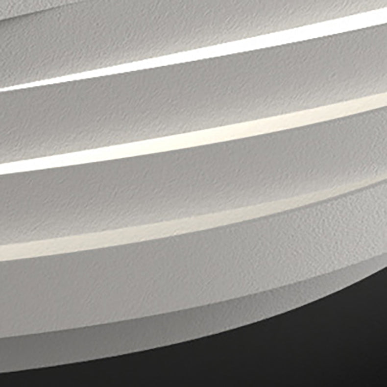 Contemporary Nordic Iron Acrylic Rectangular Square Round Stripe LED Flush Mount Ceiling Light For Living Room