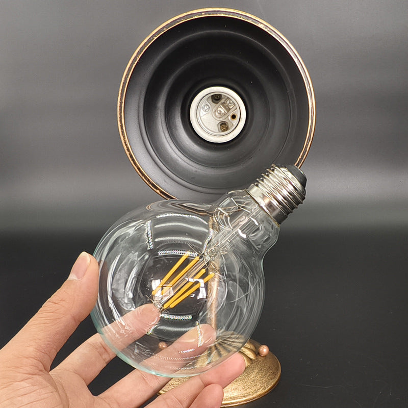 Contemporary Industrial Iron Conic 1-Light Wall Sconce Lamp For Hallway