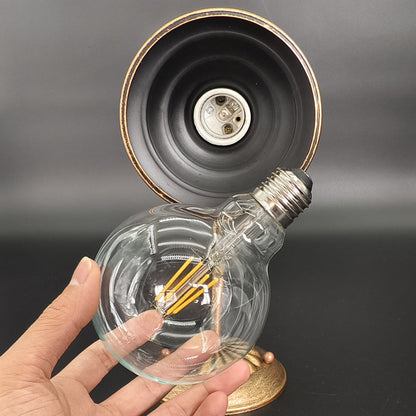 Contemporary Industrial Iron Conic 1-Light Wall Sconce Lamp For Hallway