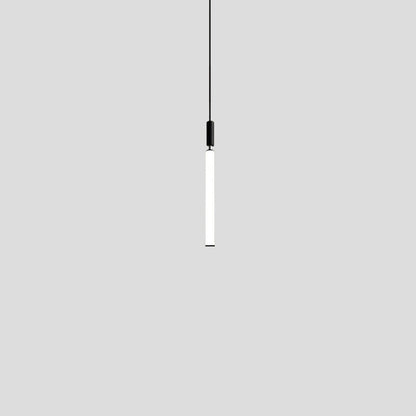 مصباح LED معلق من شريط أكريليك من الألومنيوم بتصميم عصري بسيط بجانب السرير 
