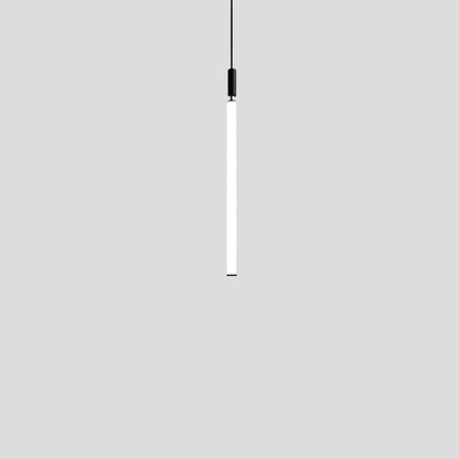 مصباح LED معلق من شريط أكريليك من الألومنيوم بتصميم عصري بسيط بجانب السرير 