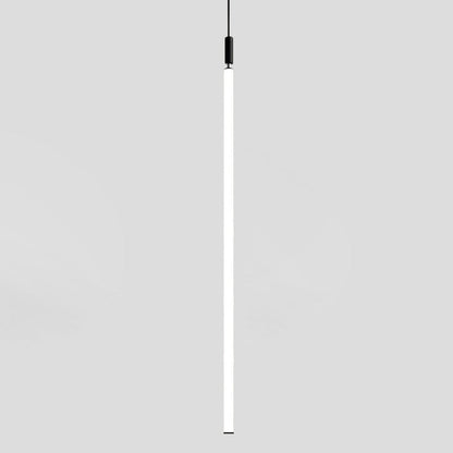 مصباح LED معلق من شريط أكريليك من الألومنيوم بتصميم عصري بسيط بجانب السرير 