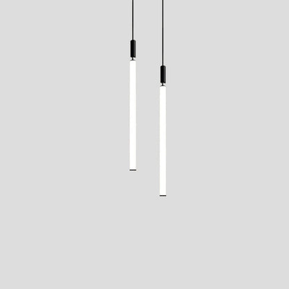 مصباح LED معلق من شريط أكريليك من الألومنيوم بتصميم عصري بسيط بجانب السرير 