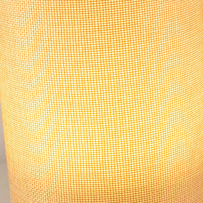 Contemporary Nordic Rechargeable PP Wood Fabric Cylinder Maize LED Table Lamp For Bedside
