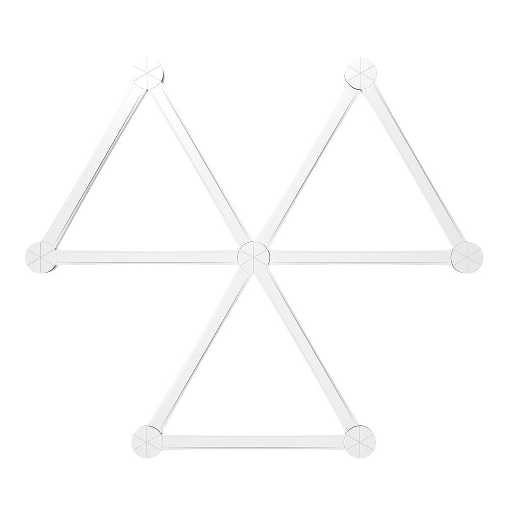 Modern Minimalist ABS Strip Splicing Decorative RGB LED Wall Sconce Lamp For Bedroom