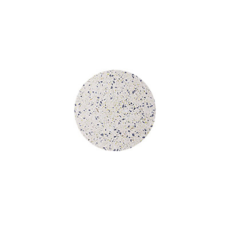 Contemporary Scandinavian Metal Terrazzo Round LED Wall Sconce Lamp For Living Room