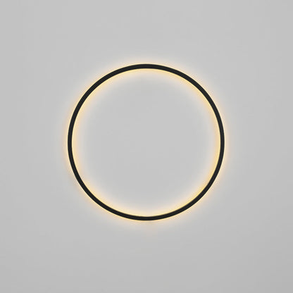 Modern Minimalist Round Aluminum Silica USB Plug LED Wall Sconce Lamp For Bedside
