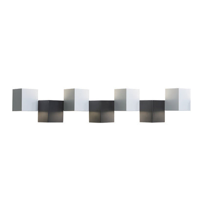 Modern Minimalist Iron Acrylic Square Block Combination LED Wall Sconce Lamp For Living Room