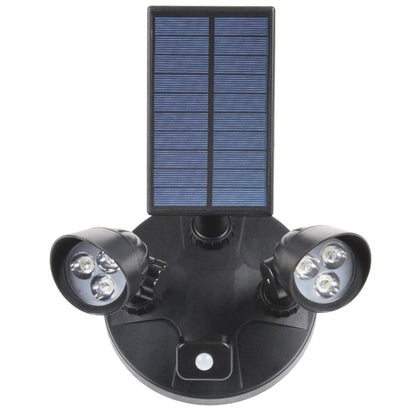 Modern Simplicity Solar Waterproof ABS PC Surveillance Camera Rotatable Motion Sensor LED Wall Sconce Lamp For Outdoor Patio