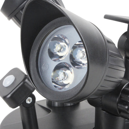 Modern Simplicity Solar Waterproof ABS PC Surveillance Camera Rotatable Motion Sensor LED Wall Sconce Lamp For Outdoor Patio