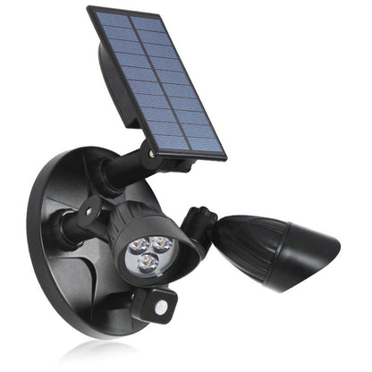 Modern Simplicity Solar Waterproof ABS PC Surveillance Camera Rotatable Motion Sensor LED Wall Sconce Lamp For Outdoor Patio