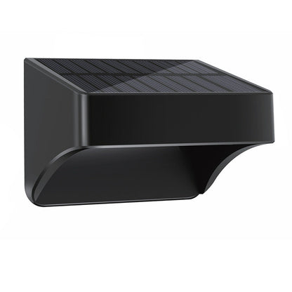 Modern Simplicity Solar Waterproof ABS PS Rectangular LED Wall Sconce Lamp For Outdoor Patio