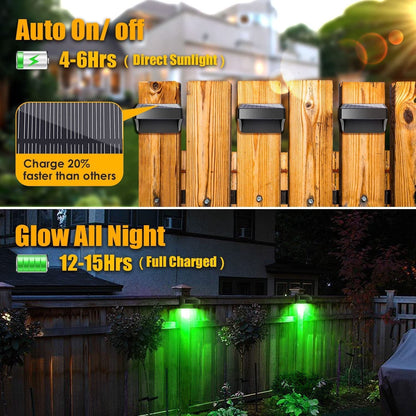 Modern Simplicity Solar Waterproof ABS PS Rectangular LED Wall Sconce Lamp For Outdoor Patio