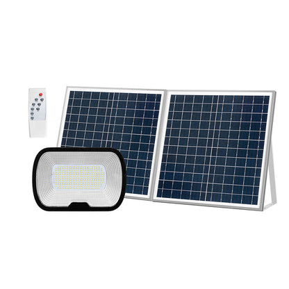 Modern Minimalist Solar Waterproof Aluminum Alloy Glass Rectangular LED Wall Sconce Lamp For Outdoor Patio