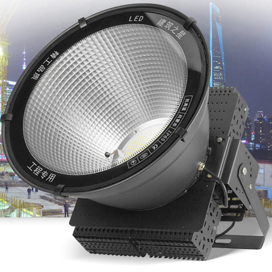 مصباح LED دائري دوار عالي الطاقة من الألومنيوم الصناعي المعاصر المقاوم للماء للفناء الخارجي 