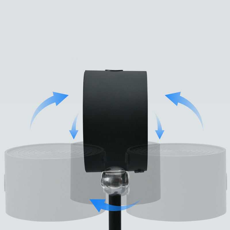 Modern Minimalist Rechargeable Rotatable ABS PC Round LED Table Lamp For Study