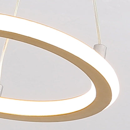 Contemporary Nordic Round Metal Silica LED Semi-Flush Mount Ceiling Light For Hallway