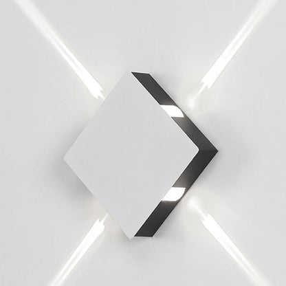 Modern Minimalist Aluminum Round Square LED Wall Sconce Lamp For Hallway