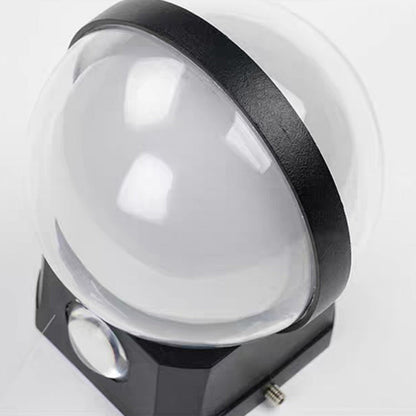 Modern Simplicity Waterproof Aluminum Acrylic Ball Rectangular LED Wall Sconce Lamp For Outdoor Patio
