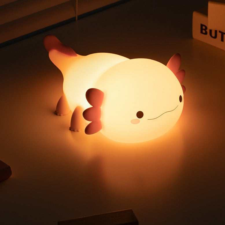 Contemporary Creative Kids Rechargeable Dinosaur Silica PC ABS LED Table Lamp Night Light For Bedside