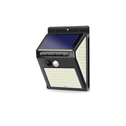 Modern Simplicity Solar Waterproof Motion Sensor ABS Rectangular LED Wall Sconce Lamp For Outdoor Patio