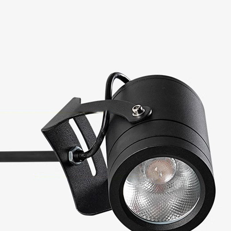Modern Simplicity Waterproof Aluminum Iron Adjustable Cylinder Long Pole LED Wall Sconce Lamp For Outdoor Patio