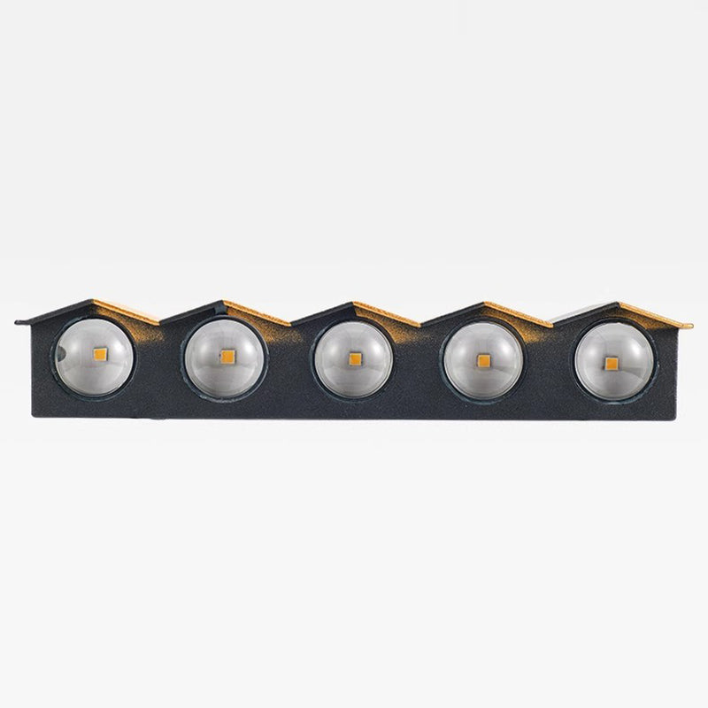 Modern Simplicity Waterproof Aluminum Rectangular Bent Up And Down LED Wall Sconce Lamp For Outdoor Patio