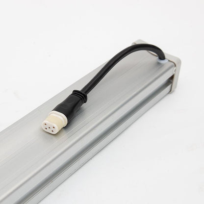 Modern Simplicity Waterproof Aluminum Reinforced Glass Strip Rectangular LED Wall Sconce Lamp For Outdoor Patio