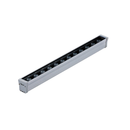 Modern Simplicity Waterproof Aluminum Reinforced Glass Strip Rectangular LED Wall Sconce Lamp For Outdoor Patio