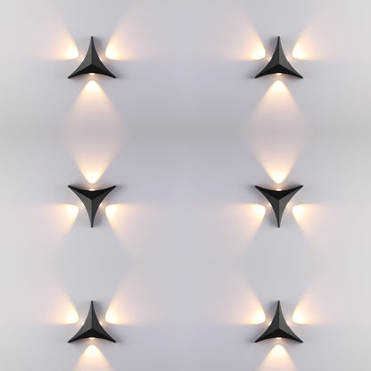 Modern Minimalist Aluminum Triangle LED Wall Sconce Lamp For Hallway