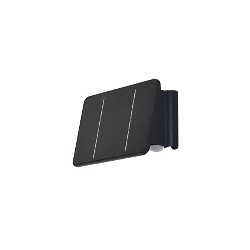 Modern Minimalist Solar Waterproof ABS Acrylic Rectangular LED Wall Sconce Lamp For Outdoor Patio
