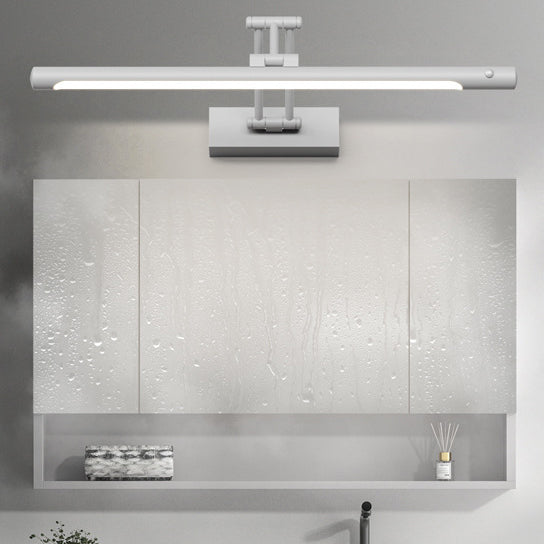 Modern Simplicity Iron PC Waterproof Motion Sensor Adjustable Strip LED Wall Sconce Lamp Vanity Light For Bathroom