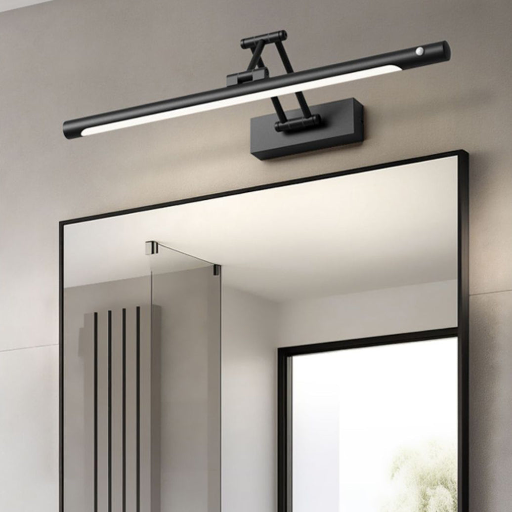 Modern Simplicity Iron PC Waterproof Motion Sensor Adjustable Strip LED Wall Sconce Lamp Vanity Light For Bathroom