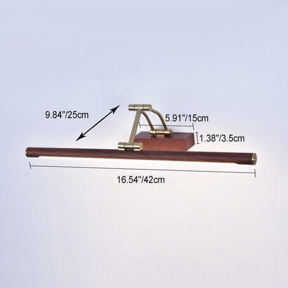 Modern Simplicity Iron Acrylic Foldable Strip LED Wall Sconce Lamp Vanity Light For Bathroom