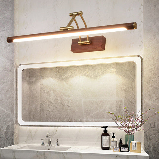 Modern Simplicity Iron Acrylic Foldable Strip LED Wall Sconce Lamp Vanity Light For Bathroom