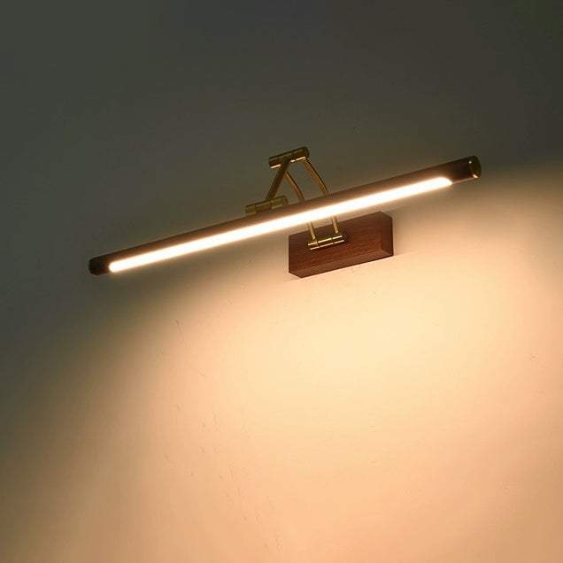 Modern Simplicity Iron Acrylic Foldable Strip LED Wall Sconce Lamp Vanity Light For Bathroom