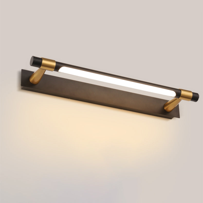 Modern Simplicity Iron Acrylic Waterproof Rotatable Strip LED Wall Sconce Lamp Vanity Light For Bathroom