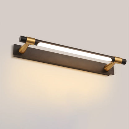 Modern Simplicity Iron Acrylic Waterproof Rotatable Strip LED Wall Sconce Lamp Vanity Light For Bathroom