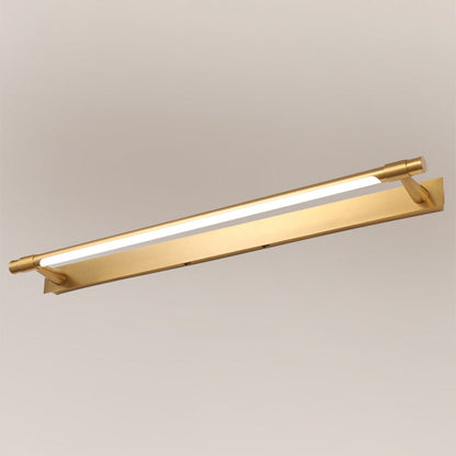 Modern Simplicity Iron Acrylic Waterproof Rotatable Strip LED Wall Sconce Lamp Vanity Light For Bathroom