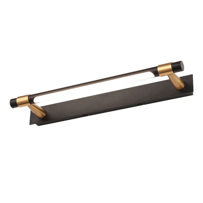 Modern Simplicity Iron Acrylic Waterproof Rotatable Strip LED Wall Sconce Lamp Vanity Light For Bathroom