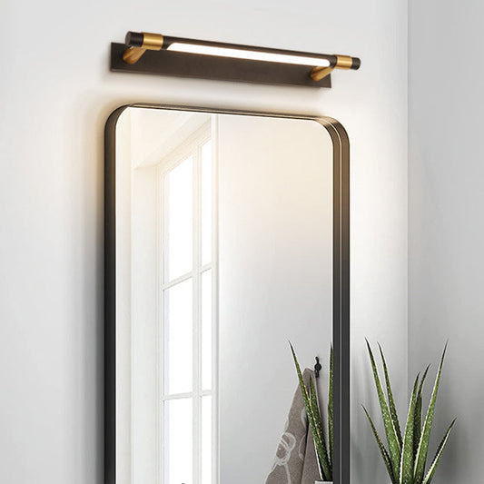 Modern Simplicity Iron Acrylic Waterproof Rotatable Strip LED Wall Sconce Lamp Vanity Light For Bathroom