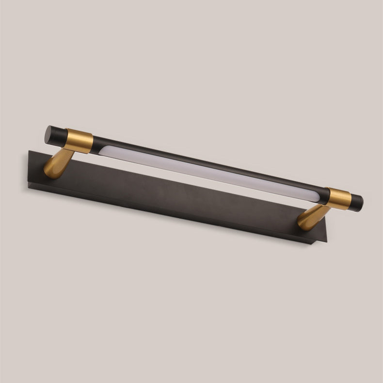 Modern Simplicity Iron Acrylic Waterproof Rotatable Strip LED Wall Sconce Lamp Vanity Light For Bathroom